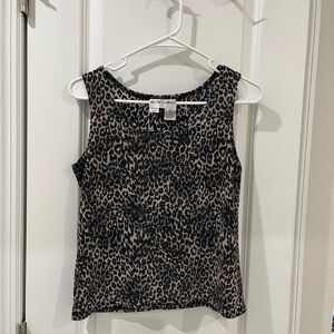 Chic Leopard Print Tank Top